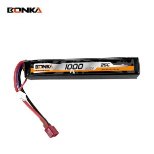 BONKA 1000mAh 25C 3S-1-C Airsoft Gun LiPo Battery